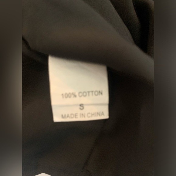 Theme Embroidered Scoopneck Black Lined Cotton‎ Shift Dress Women's Size Small - Picture 9 of 10